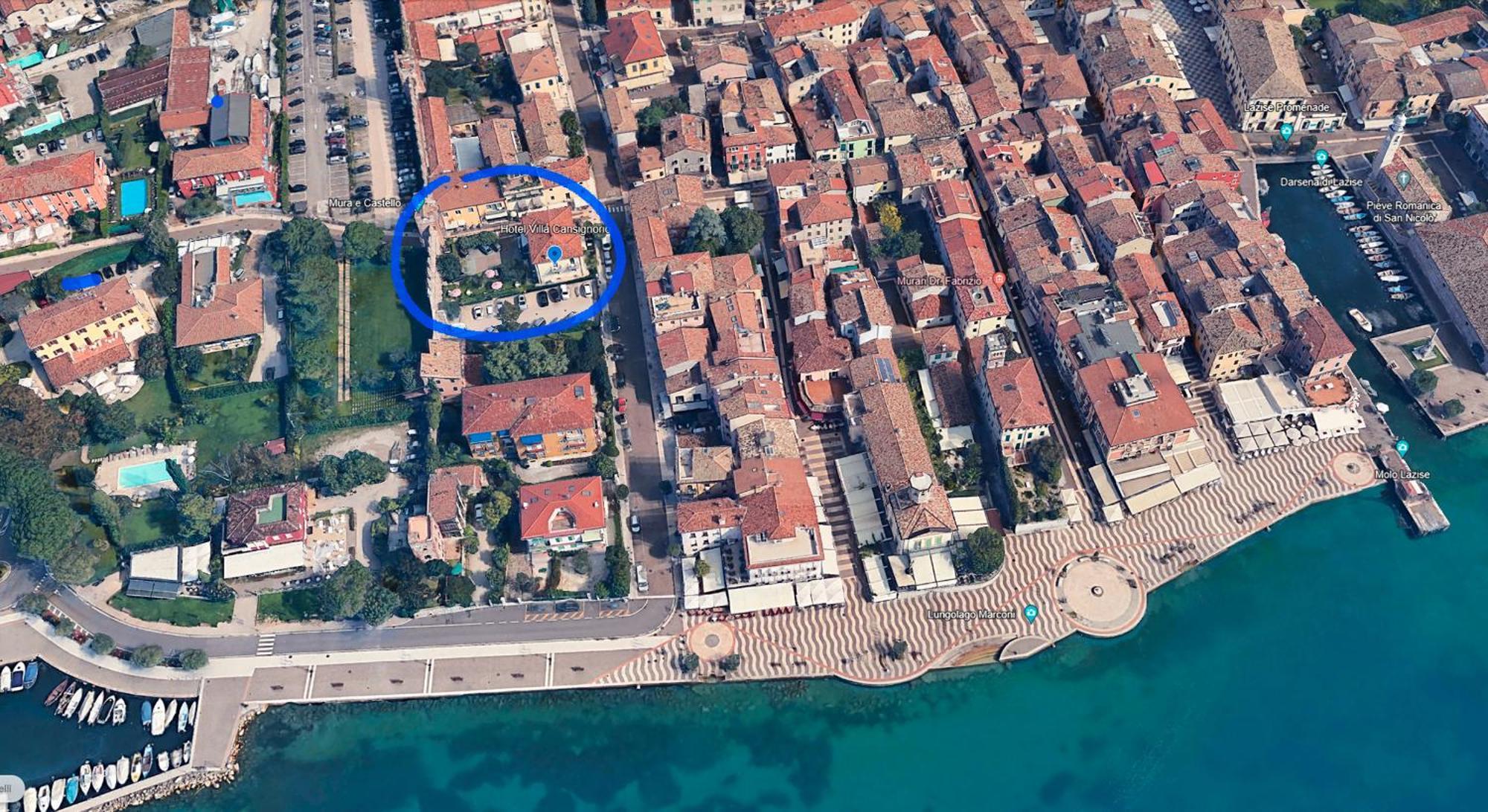 Hotel Villa Cansignorio Lazise Exterior foto